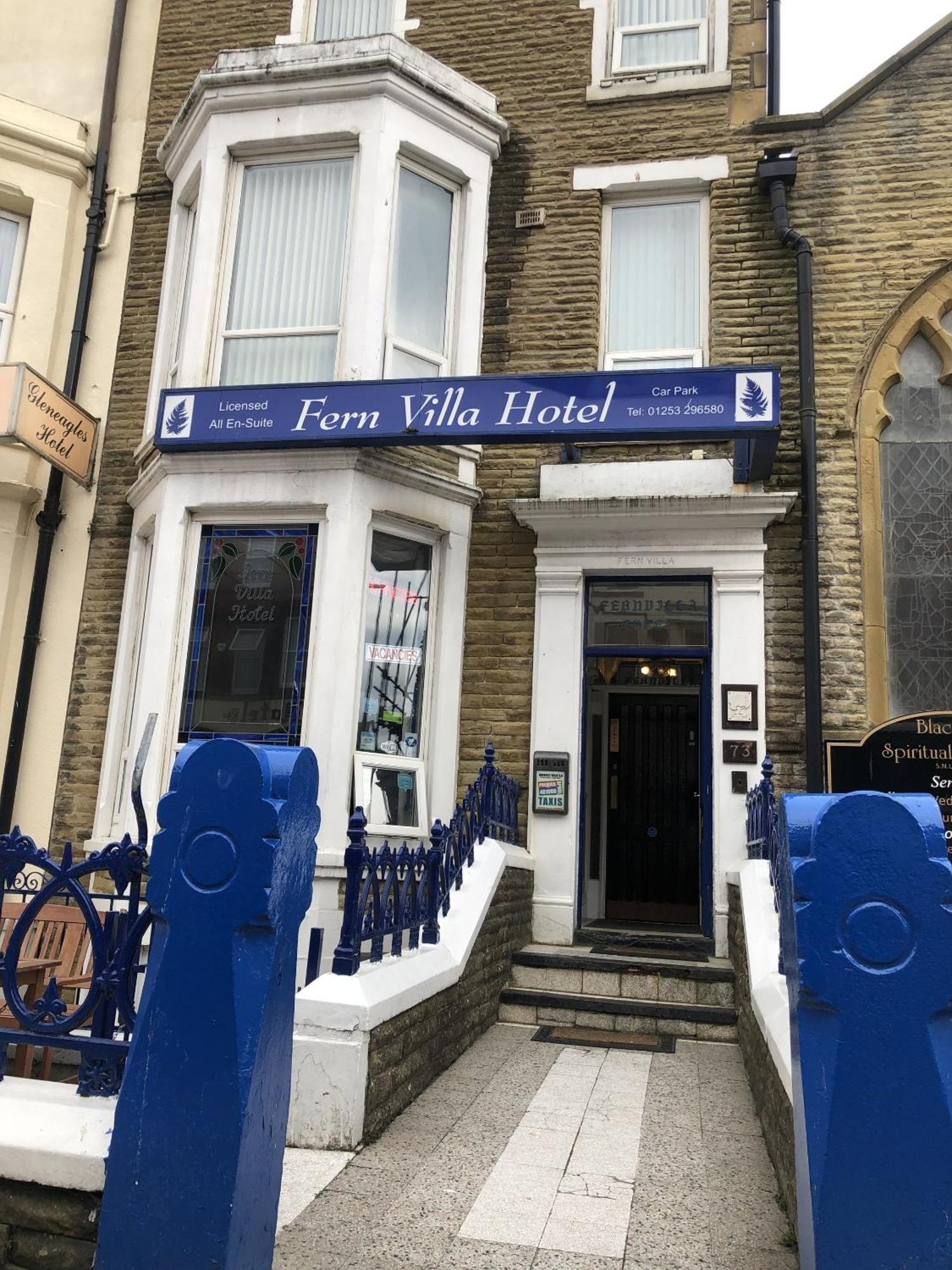 Fern Villa Hotel - Albert Road Blackpool Exteriör bild