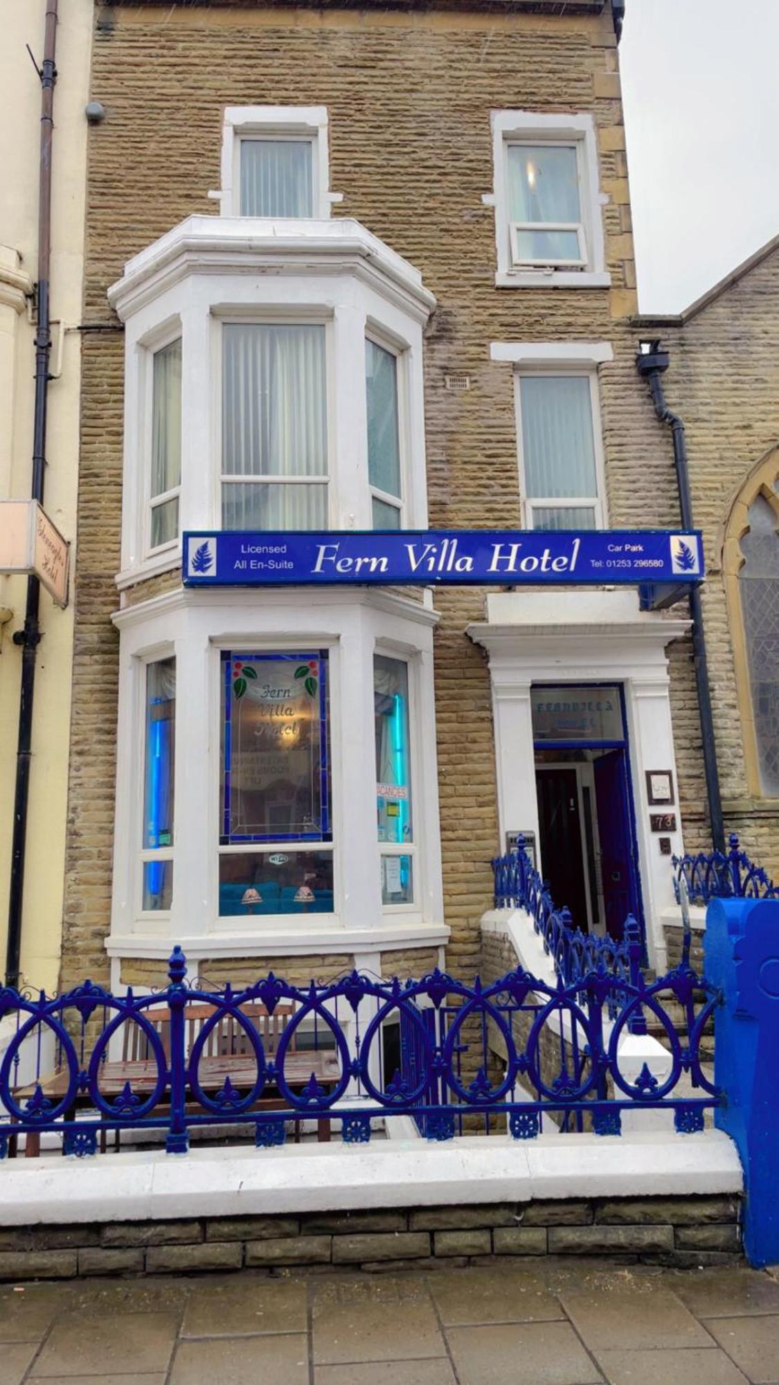 Fern Villa Hotel - Albert Road Blackpool Exteriör bild